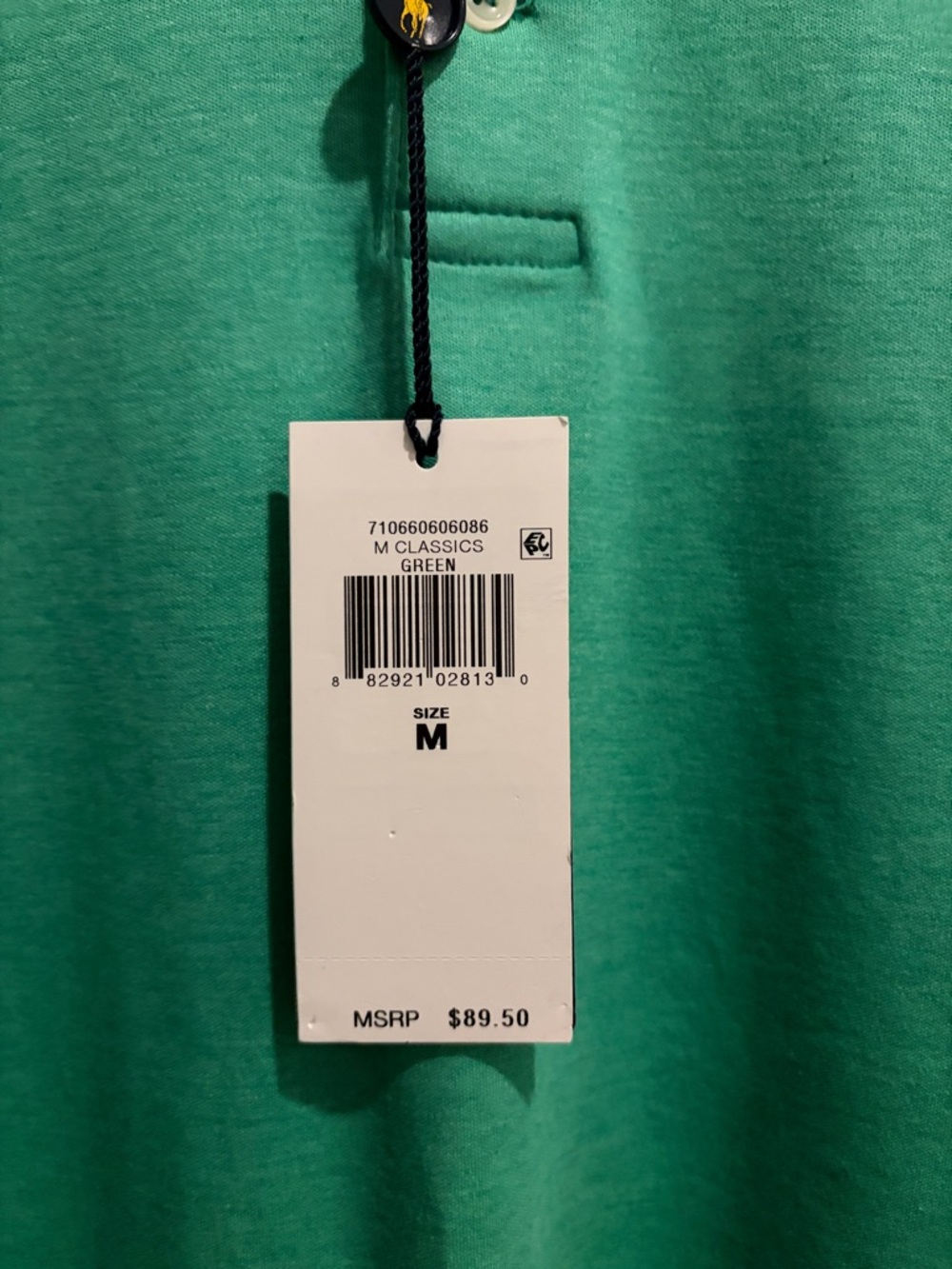 Polo by Ralph Lauren Men’s Mint Green Short-Sleeve Polo - Picture 3 of 6